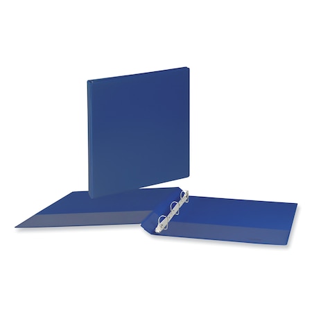 Universal Slant D-Ring View Binder, 3 Rings, 0.5" Capacity, 11 x 8.5, Navy Blue 1147